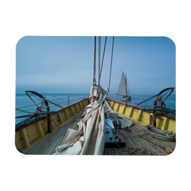 Massachusetts, Gloucester, Schooner Festival 3 Magnet (Horisontell)