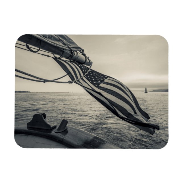 Massachusetts, Gloucester, Schooner Festival 5 Magnet (Horisontell)