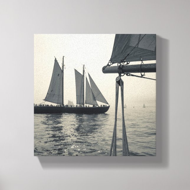 Massachusetts, Gloucester, Schoonerfestivalen 2 Canvastryck (Framsida)