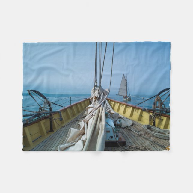 Massachusetts, Gloucester, Schoonerfestivalen 3 Fleecefilt (Framsidan (Horisontell))
