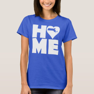 Massachusetts Hem Stat Tröjor T-Shirt
