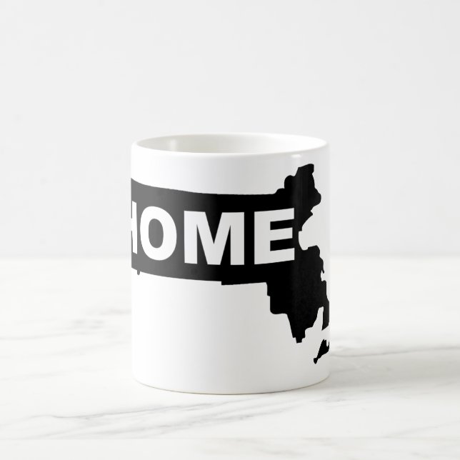 Massachusetts Hemifrån Från Stat Mugg Resemugg (Center)