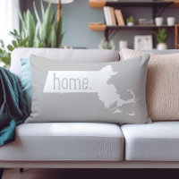 Massachusetts Home State Dekorativ kudde