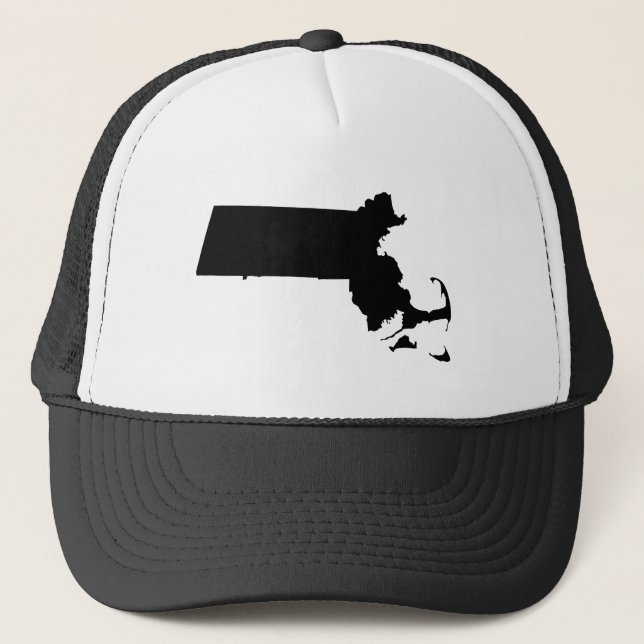 Massachusetts i Black Truckerkeps (Framsida)