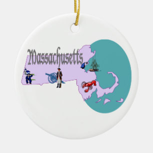 Massachusetts julgranprydnad julgransprydnad keramik