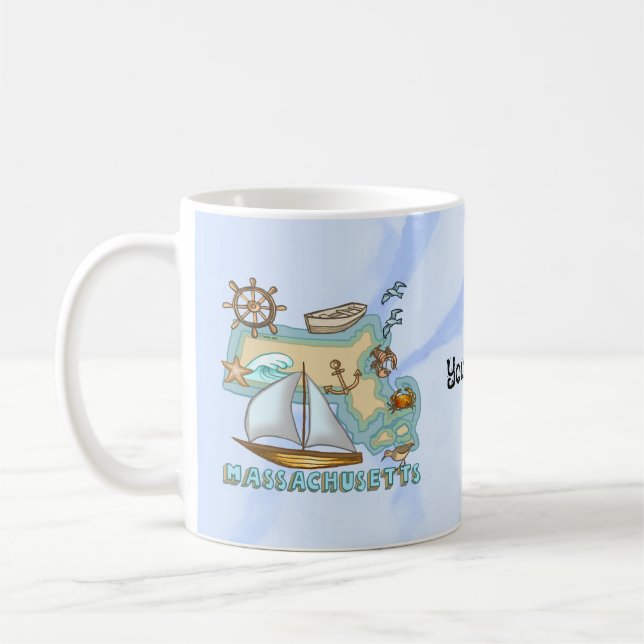 Massachusetts Kaffemugg (Vänster)