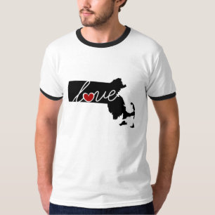 Massachusetts kärlek!  Gåvor för MORSAälskare T Shirt