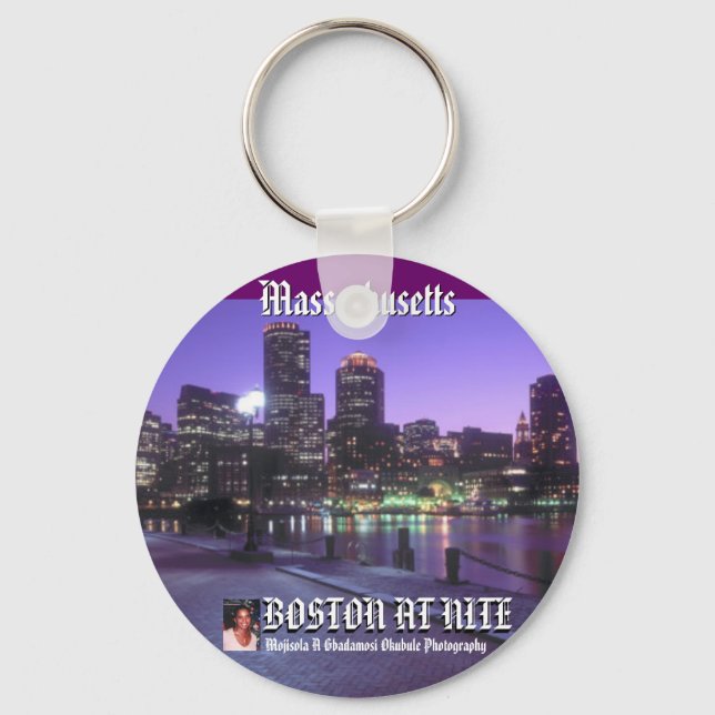 Massachusetts Keychain av Mojisola A Gbadamosi Oku Nyckelring (Framsida)