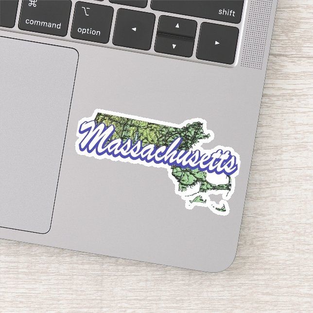 Massachusetts Klistermärken (Detalj)