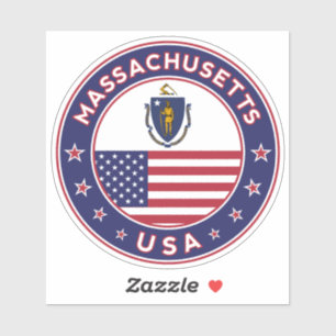 Massachusetts Klistermärken