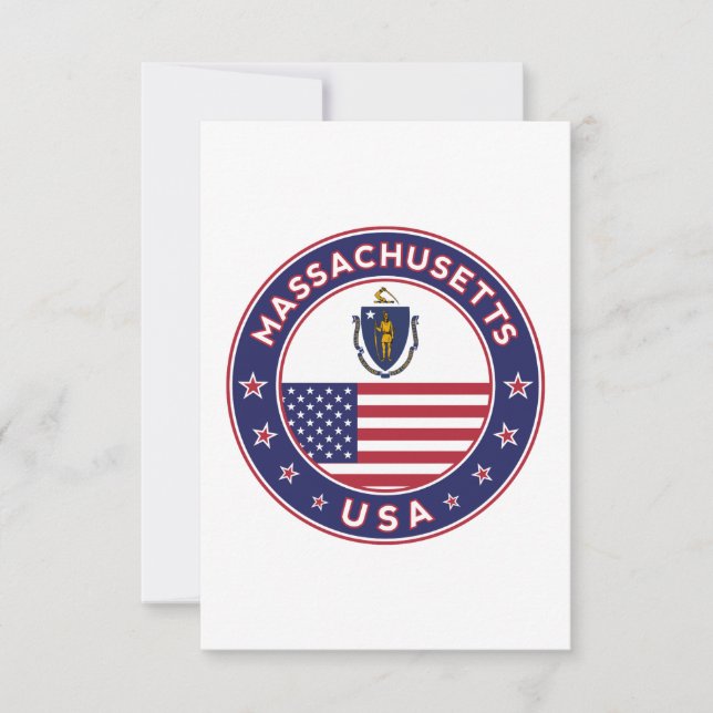 Massachusetts Kort (Framsida)