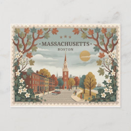 Massachusetts kulturarv vykort