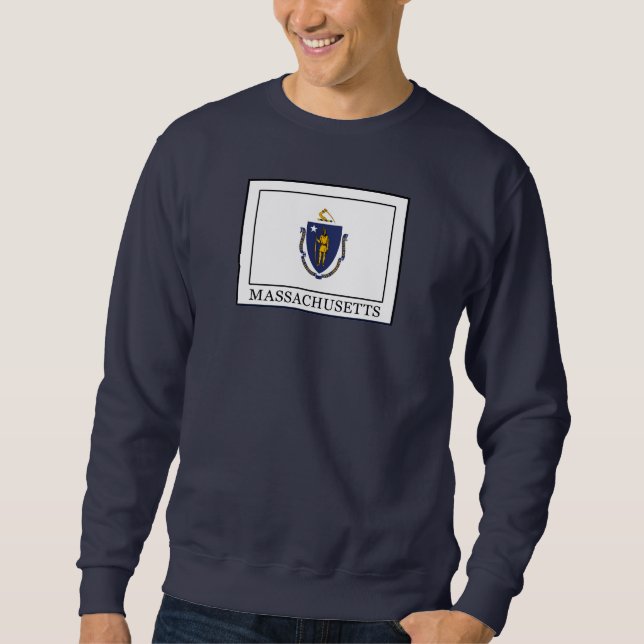 Massachusetts Lång Ärmad Tröja (Framsida)