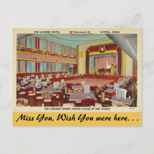 Massachusetts, Laurier Hotel, Lowell Vykort