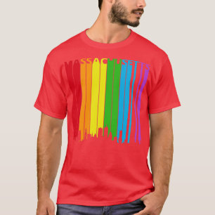 Massachusetts LGBT Gay pride T Shirt