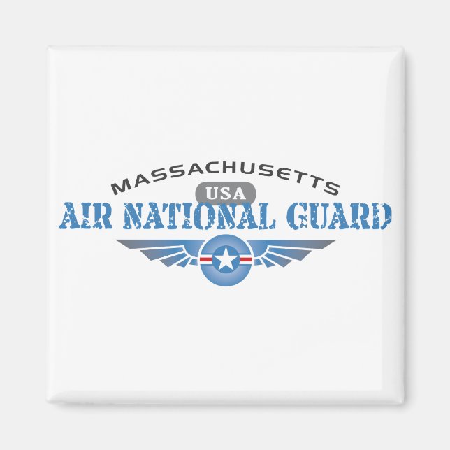 Massachusetts Luft National Guard Magnet (Framsidan)