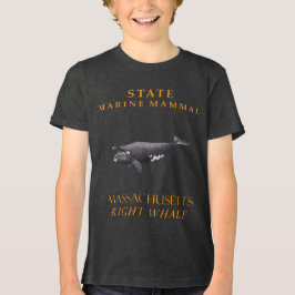 Massachusetts Marina Däggdjur Rätvalen T Shirt