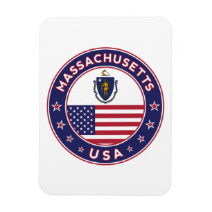 Massachusetts, Massachusetts-dekal, telefonfodral Magnet
