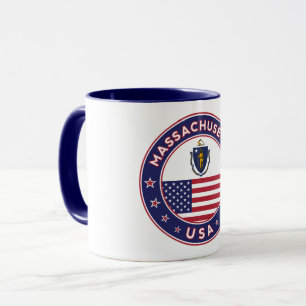 Massachusetts, Massachusetts-dekal, telefonfodral Mugg