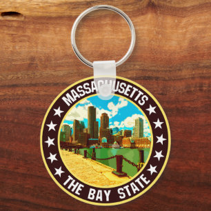 Massachusetts Nyckelring