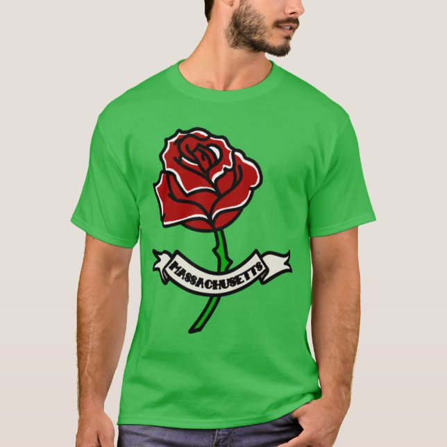 Massachusetts Oversized 5 T Shirt (Framsida)