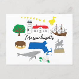 Massachusetts Postcard Vykort