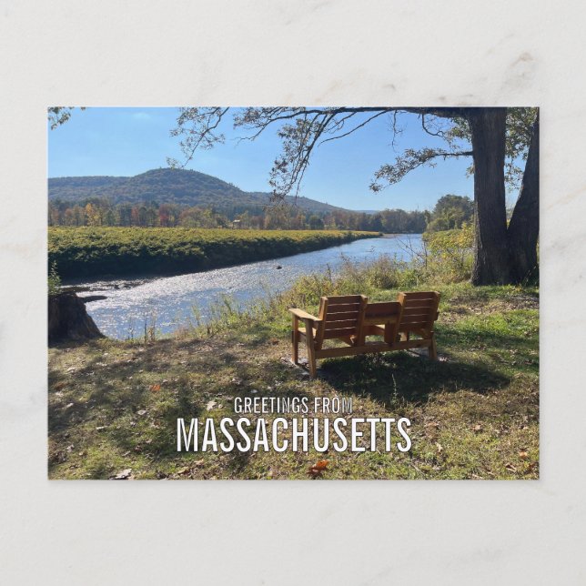 Massachusetts Postcard Vykort (Framsida)