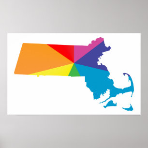 Massachusetts pride. poster