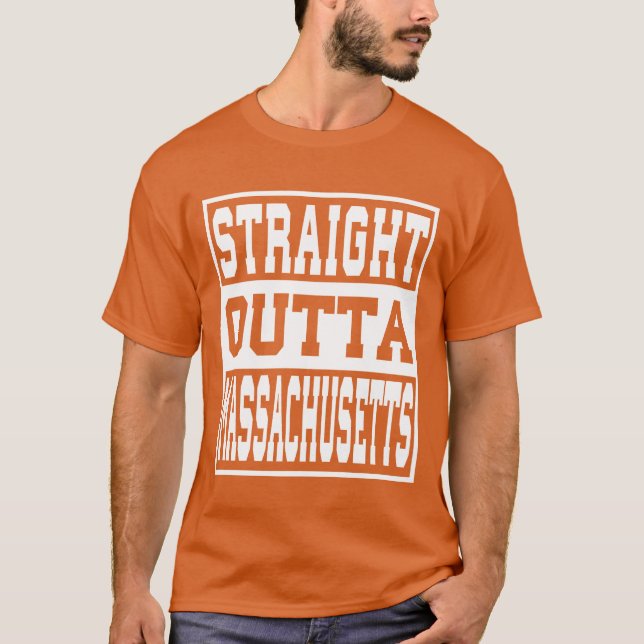 Massachusetts Rakt från Massachusetts Idéer g T Shirt (Framsida)