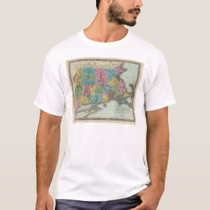 Massachusetts Rhode - ö och Connecticut Tee Shirt