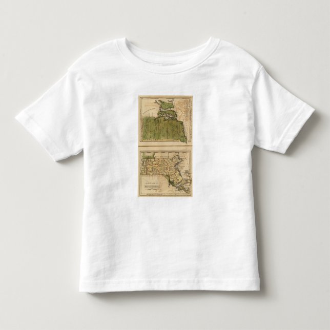 Massachusetts Rhode - ö T-shirt (Framsida)