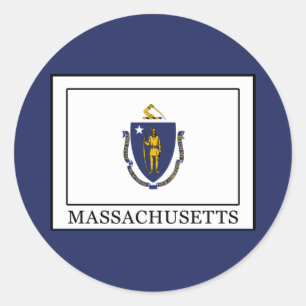 Massachusetts Runt Klistermärke