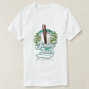 Massachusetts skidskidor med hög höjd t shirt