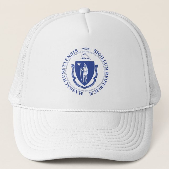 Massachusetts skylt keps (Framsida)