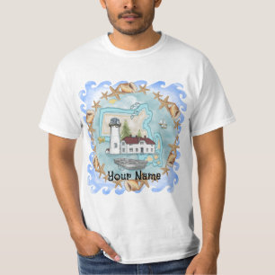 Massachusetts Snäckas Lighthouse t-shirt