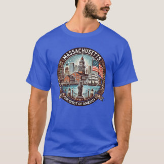 Massachusetts som förkroppsligar den amerikanska a t shirt