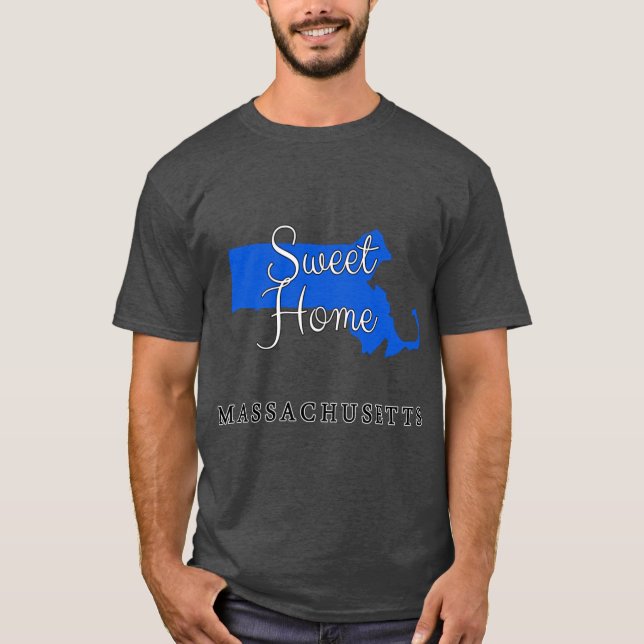 Massachusetts söta hem Massachusetts T Shirt (Framsida)