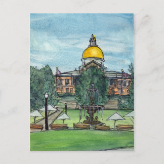 Massachusetts State House Vykort