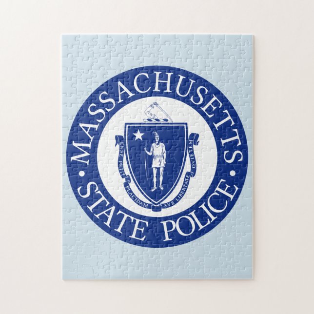Massachusetts statens sigill. pussel (Vertikal)