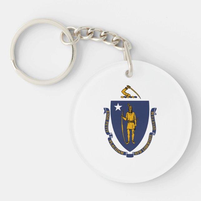 Massachusetts Statlig flagga (Framsidan)