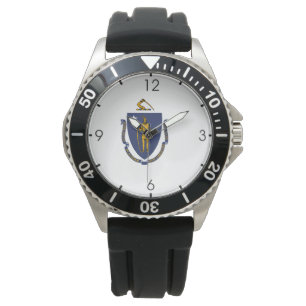 Massachusetts Statlig flagga Armbandsur