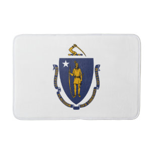 Massachusetts Statlig flagga Badrumsmatta