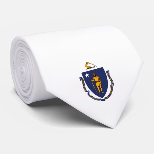 Massachusetts Statlig flagga Design Slips (Rullad)