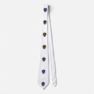 Massachusetts Statlig flagga Design Slips