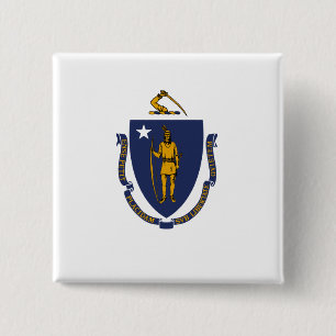 Massachusetts Statlig flagga Knapp