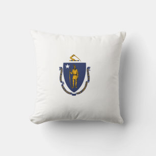Massachusetts Statlig flagga Kudde