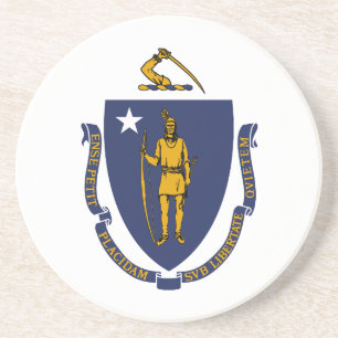 Massachusetts Statlig flagga Underlägg