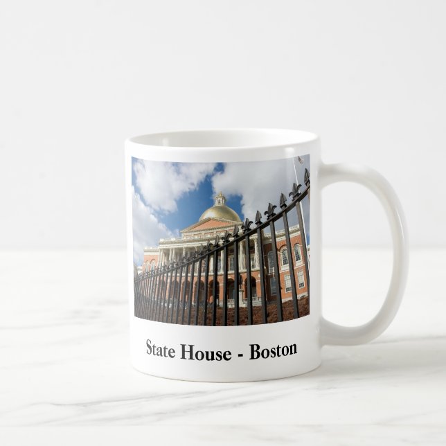 Massachusetts statligt hus - Boston Kaffemugg (Höger)