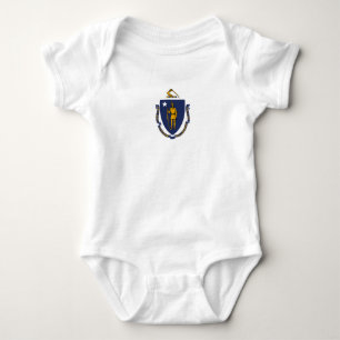 Massachusetts statsflagga t shirt