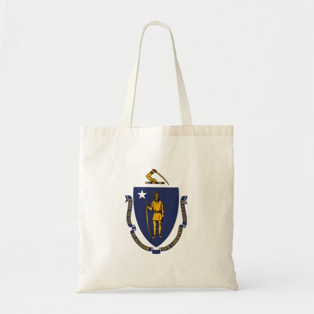 Massachusetts statsflagga tygkasse (Framsidan)